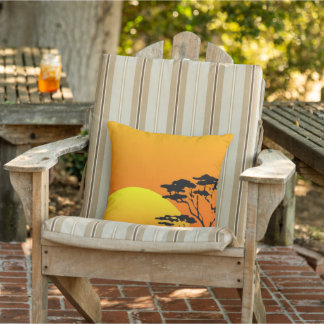 Almofada Belo Sol Afari Amarelo Laranja