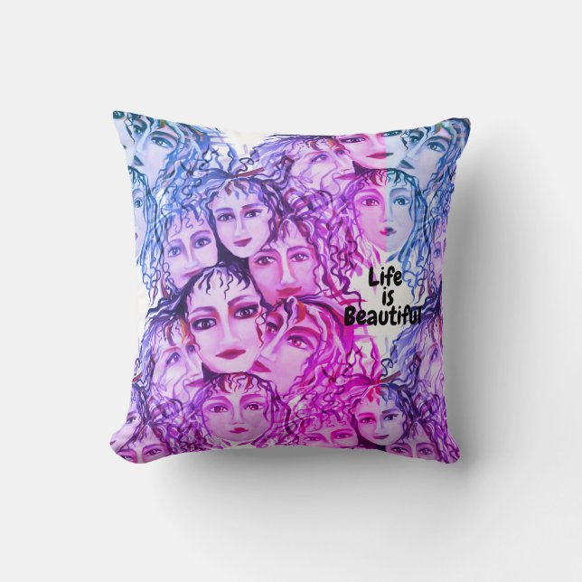 Almofada Belo tempo de festa inspiradora emocional (Frente)