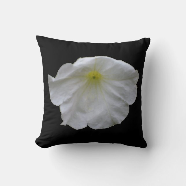 Almofada Belo Travesseiro de Petunia Branca (Frente)