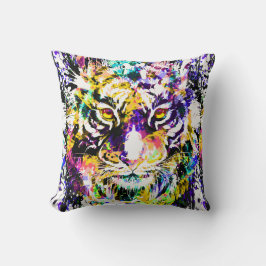 Almofada Belo Travesseiro decorativo de Tigre | Tigre Color