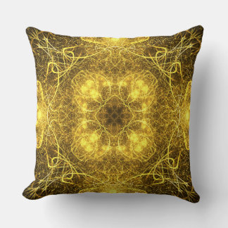 Almofada Belo Travesseiro decorativo Fratural Dourado