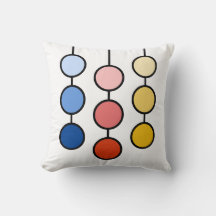 Belos Círculos Pendurados Vermelhos Azuis Amarelos