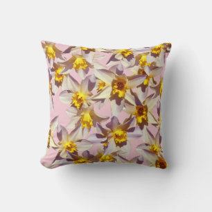 Almofada Belos Daffodils Flores Jogam Cushion