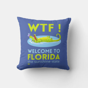 ALMOFADA "BEM-VINDO À FLORIDA"