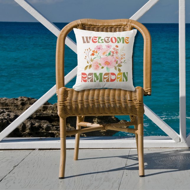Almofada Bem-vindo ao Decor Ramadan (Criador carregado)