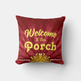 Almofada Bem-Vindo Ao Nosso Porch / Rocking / Original /