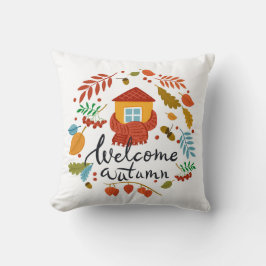 Almofada Bem-vindo ao outono