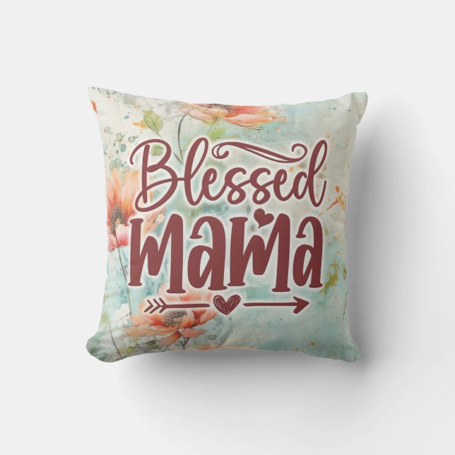 Almofada Bendito Mama Garden Floral (Frente)