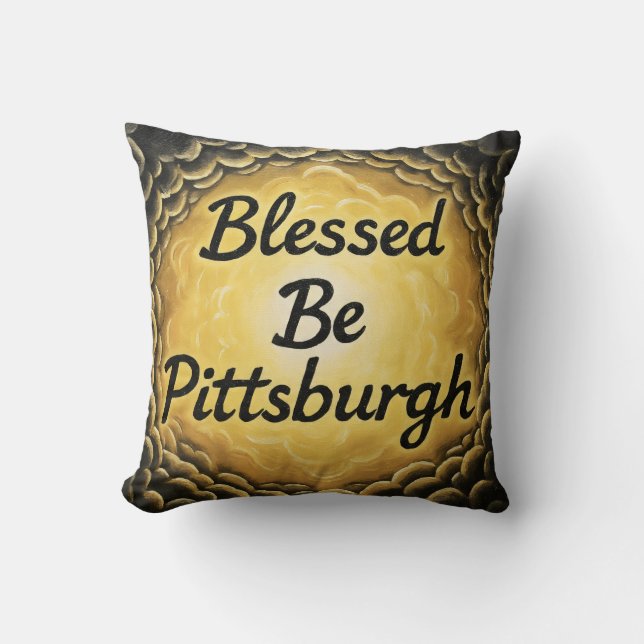 Almofada BenditoSejaPittsburgh (Frente)