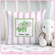 Berçário Personalizado de Elefante Poppy