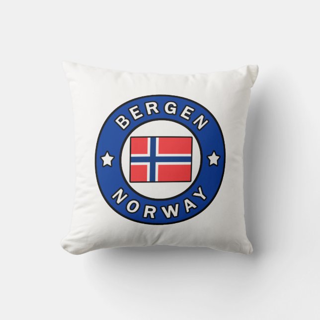 Almofada Bergen Noruega (Frente)