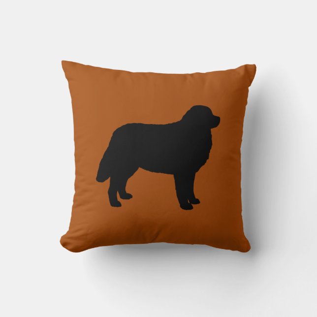 Almofada Bernese Mountain Dog Silhouette (Frente)