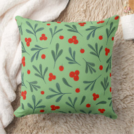 Almofada Berries E Planta De Inverno Deixam O Padrão Sem Co