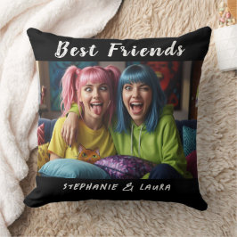 Almofada Best Friends Funny Colorful Hair