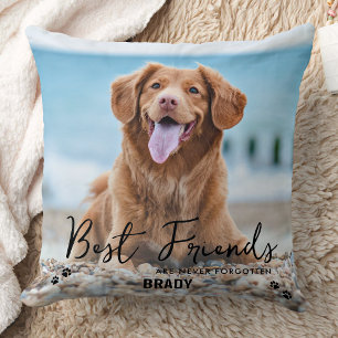 Almofada Best Friends Never Forgotten Photo Pet Memorial