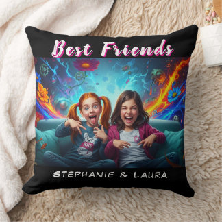Almofada Best Friends Sisters Funny 