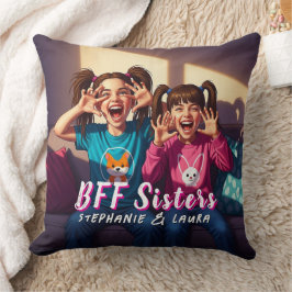 Almofada Best Friends Sisters Funny