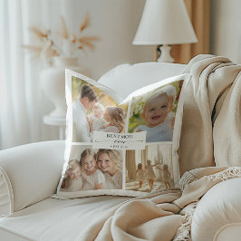 Almofada Best Mom Ever Photo Collage Pillow