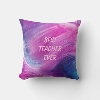 Almofada Best Teacher Ever Pastel Swirl