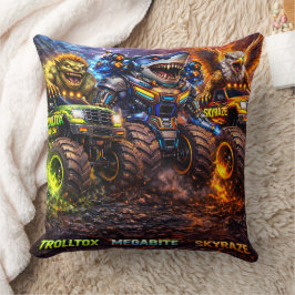Almofada Besta, pilotos de monster trucks o trio definitivo