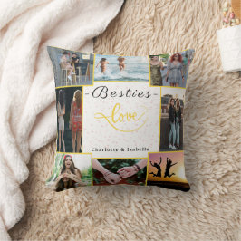 Almofada Besties Love | Travesseiro personalizado de 8 foto