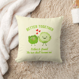 Almofada BETTER TOGETHER Cute Cabbage Valentine Couples