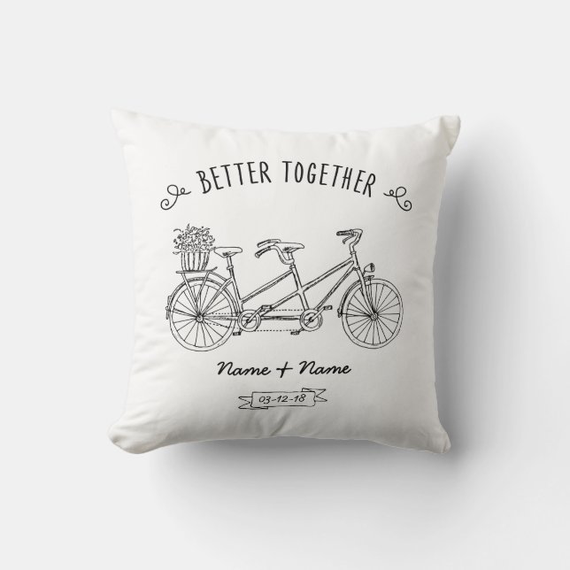 Almofada Better Together tandem (Frente)