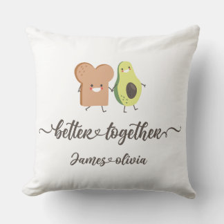 Almofada BetterTogether Avocado & Toast Personalized pillow