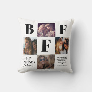Almofada BFF Besties Foto Preto e Branco