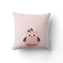 Bibe de Coruja Menina Rosa Bonita (Personalizado)