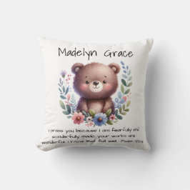 Almofada Bíblia Cristã Verse Alfândega Bebê