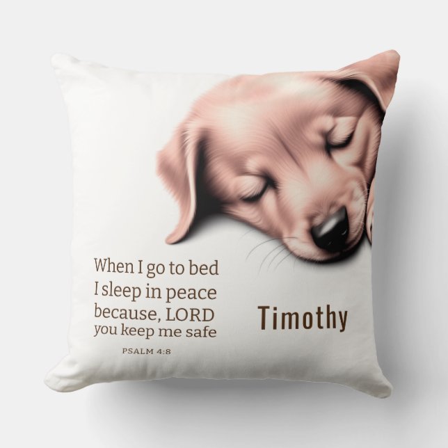 Almofada Bíblia de puppy (Frente)