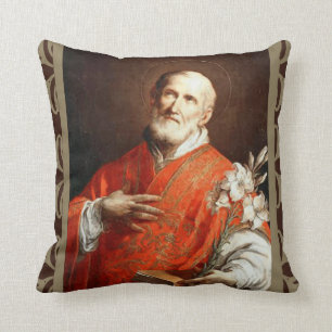 Almofada Bíblia do lírio de St Philip Neri