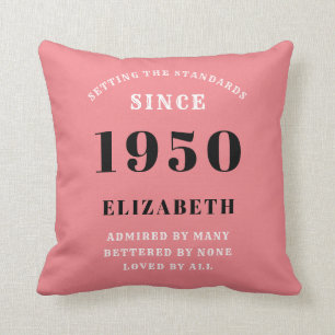 Almofada Bicho de 1950 Cinza Rosa Girly