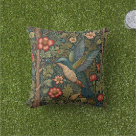 Almofada Bicho romântico de beija-flor elegante