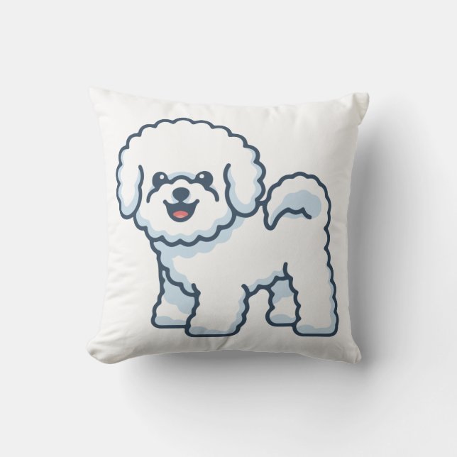 Almofada Bichon Frise (Frente)