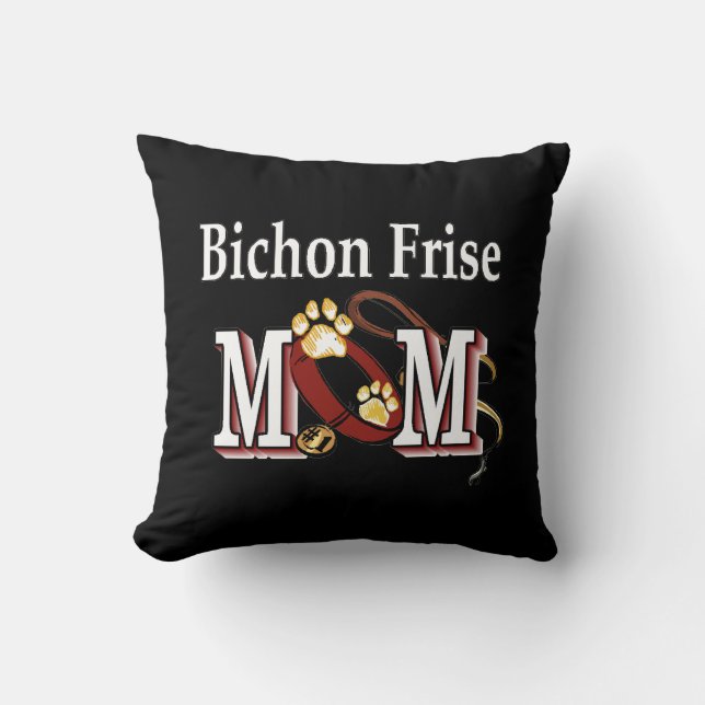 Almofada Bichon Frise Dog MOM (Frente)