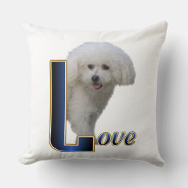Almofada Bichon Frise Love