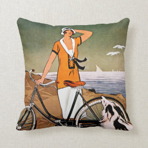 Almofada Bicicleta Anúncio, 1925