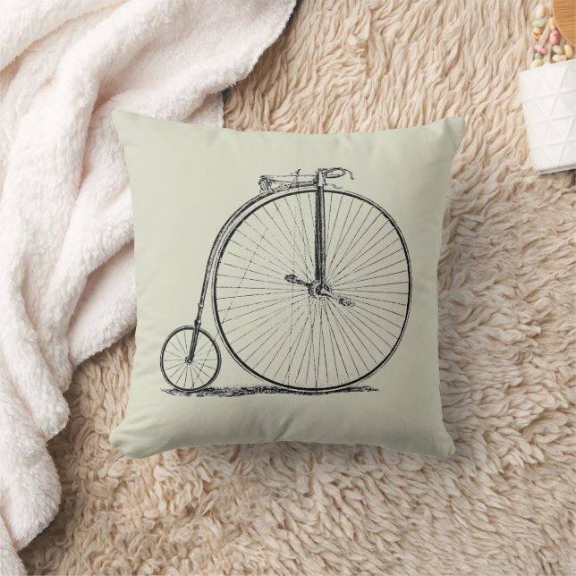 Almofada Bicicleta de Roda Alta Penny Farthing (Cobertor)