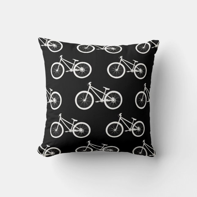 Almofada Bicicleta preta da bicicleta (Frente)