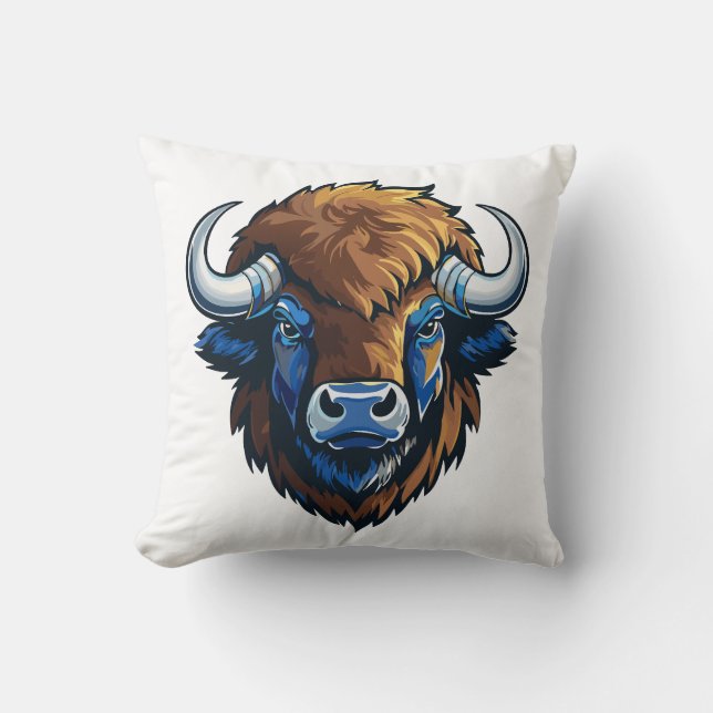 Almofada big horned bison (Frente)