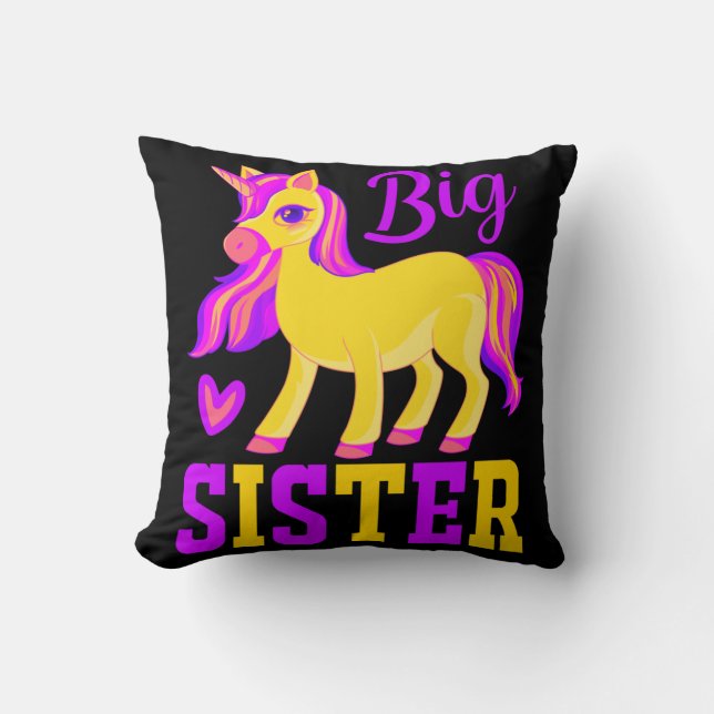 Almofada Big Sister Magical Unicorn (Frente)