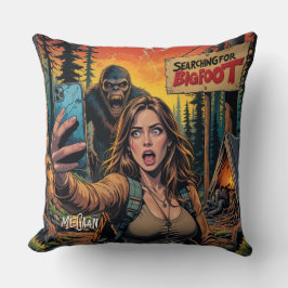 Almofada Bigfoot Sasquatch Selfie