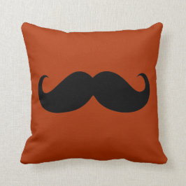 Almofada Bigode preto engraçado 12