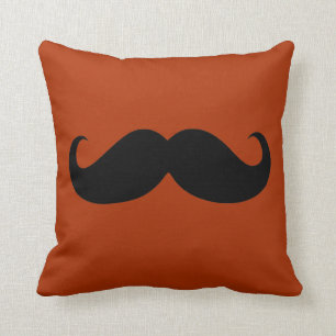 Almofada Bigode preto engraçado 12