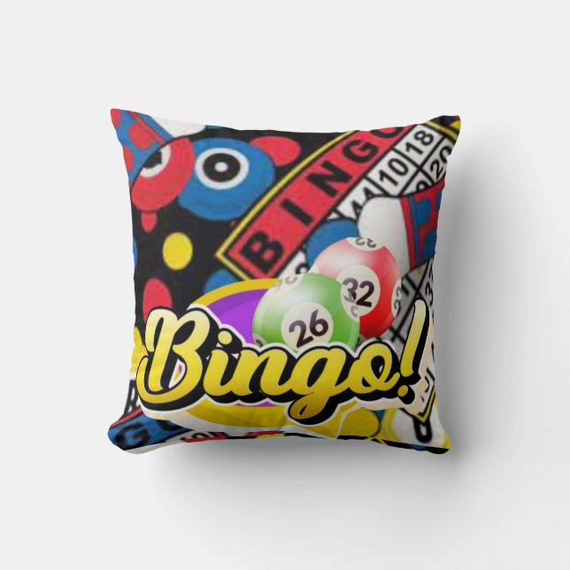 Almofada Bingo (Nome Personalizado) Gift Cushion (Frente)