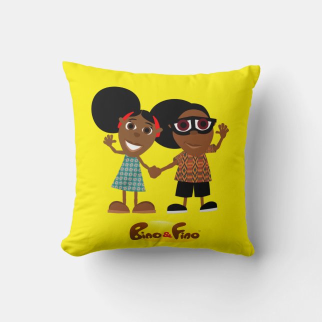 Almofada Bino e Cushion Amarelo Fino (Frente)