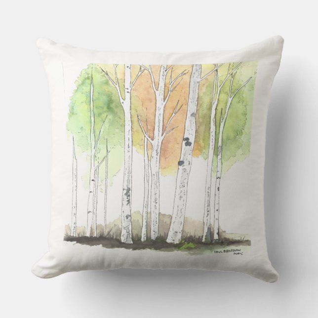 Almofada birch tree pillow (Frente)