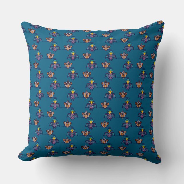 Almofada Bird & Mouse Throw Pillow (Frente)